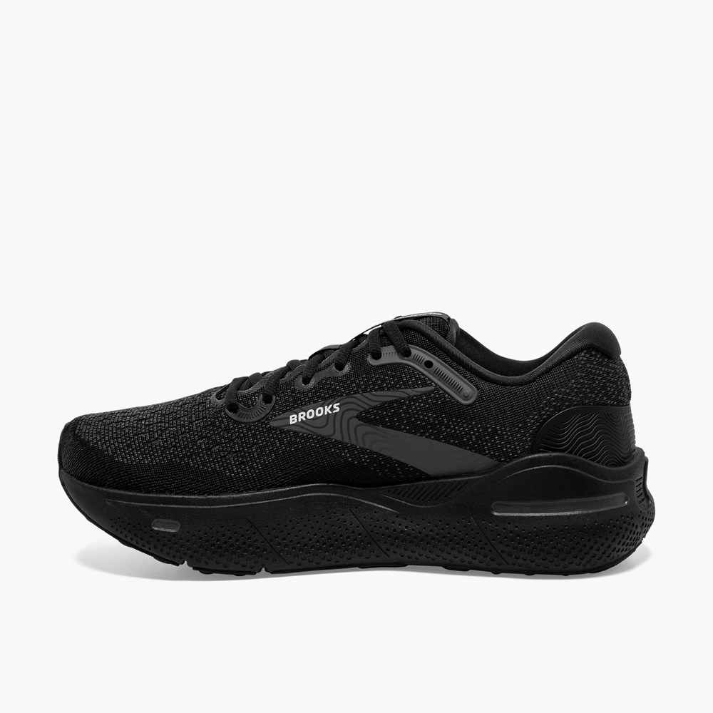 Chaussures Running Route Brooks Ghost Max Noir Femme | UMU-5920004